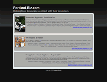 Tablet Screenshot of portland-biz.com